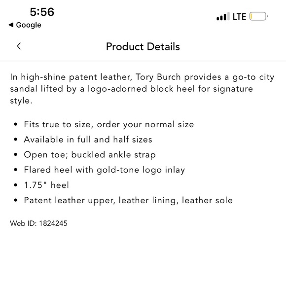 Tory Burch Patent Leather Sandal Heels - Picture 13 of 13